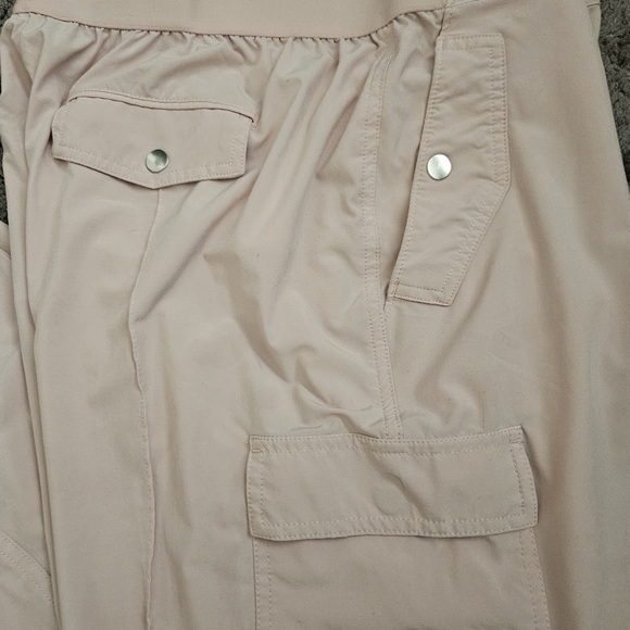 Athleta Vienna Cargo Pants Soft Blush Pink Size 18 Lightweight - Picture 5 of 16